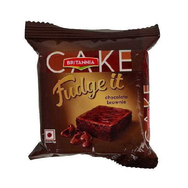 Buy Britannia Fudge It Chocolate Brownie Cake Online at Best Price